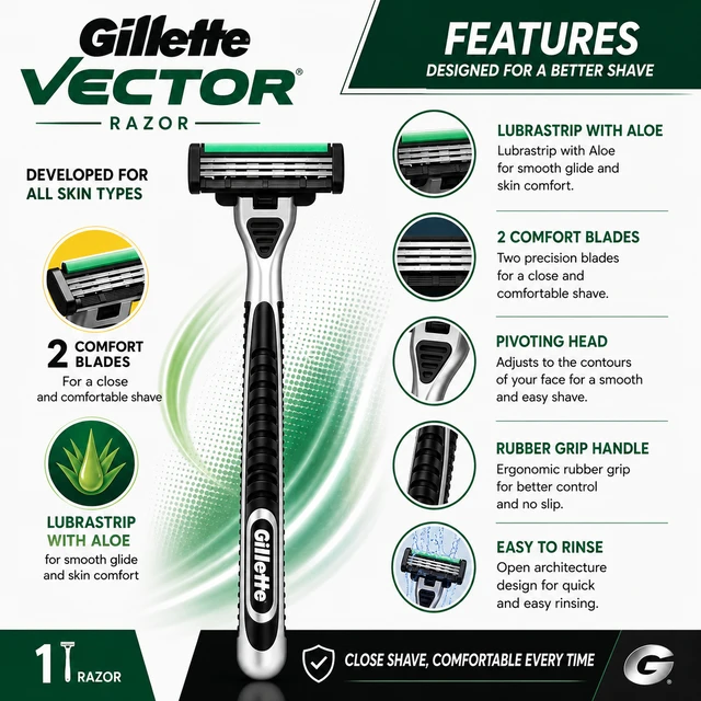 Gillette Vector Razor