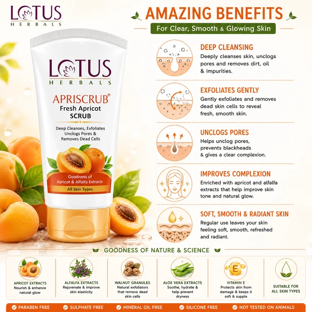 Lotus Herbals Apriscrub