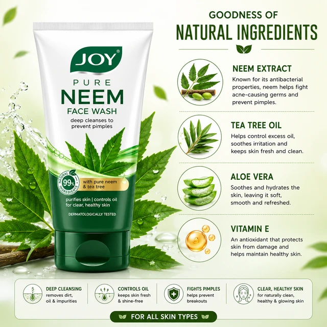 Joy Pure Neem Face Wash