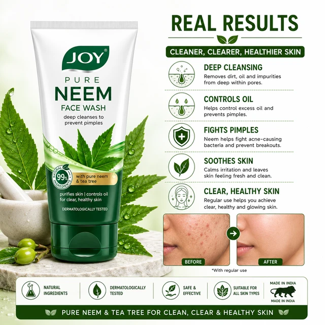 Joy Pure Neem Face Wash