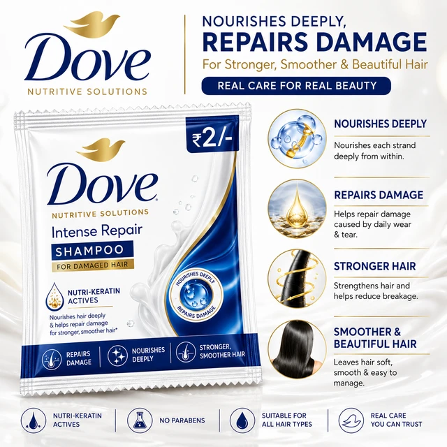 Dove Shampoo Sachets
