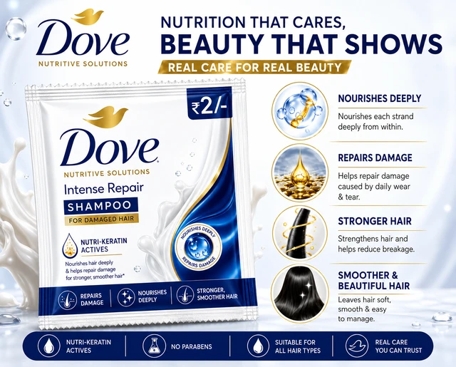 Dove Shampoo Sachets