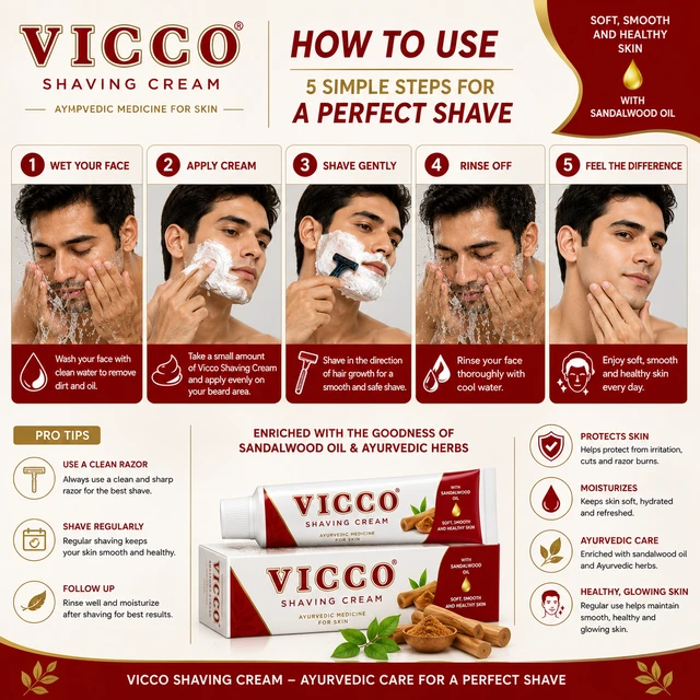 Vicco Shaving Cream