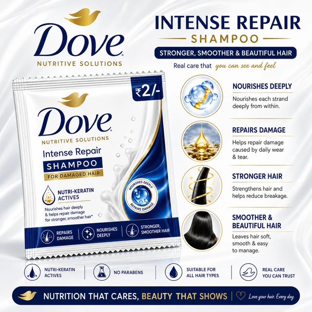 Dove Shampoo Sachets