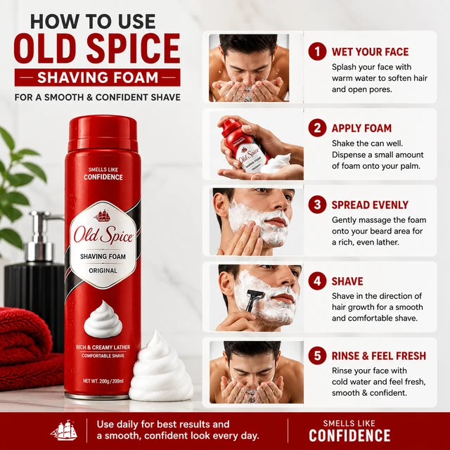 Old Spice Shaving Product - 200 ML/G