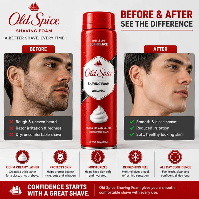 Old Spice Shaving Product - 200 ML/G