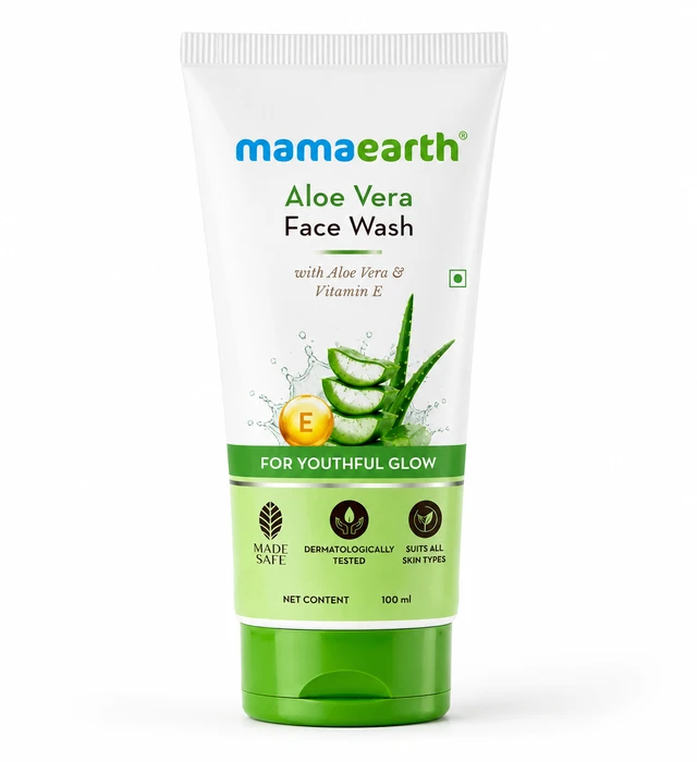 Mamaearth Aloe Vera Face Wash - 100 ML