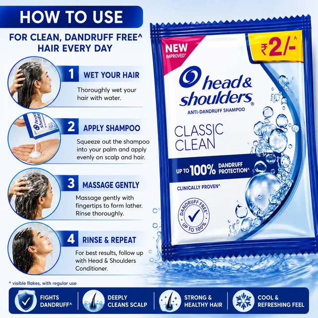 Head & Shoulders Shampoo Sachets