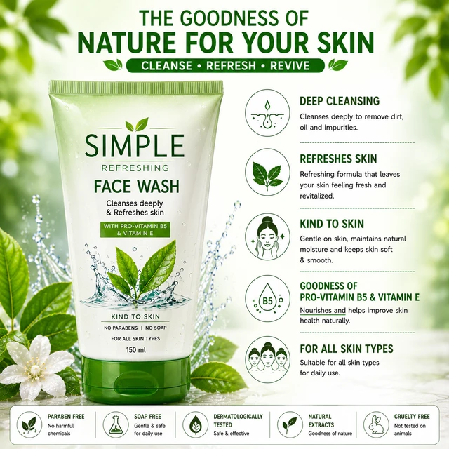 Simple Refreshing Face Wash