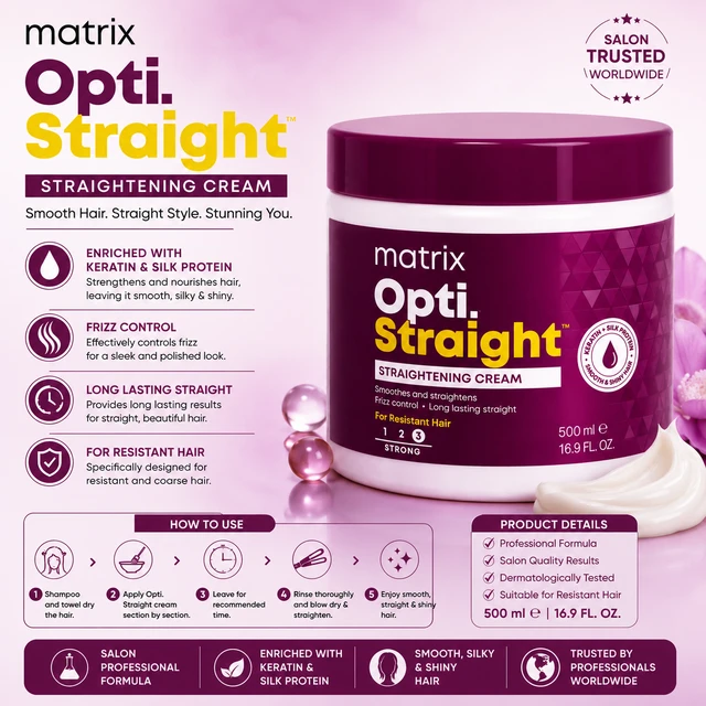 Matrix Opti Straight Cream - 500 mL