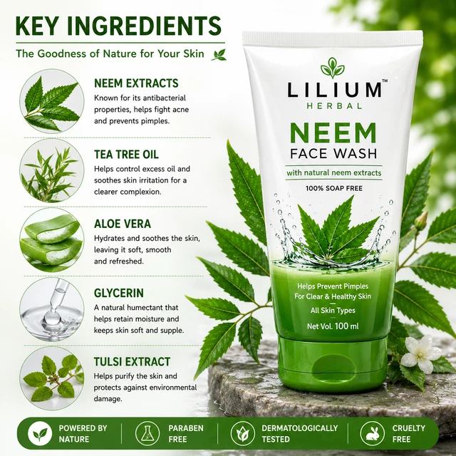 Lilium Neem Face Wash