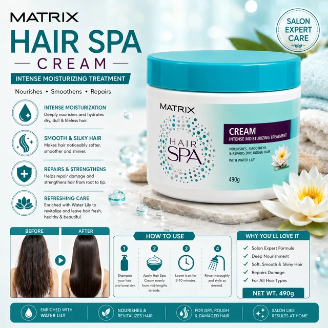 Matrix Hair Spa Cream - 490 g