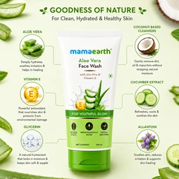 Mamaearth Aloe Vera Face Wash - 100 ML
