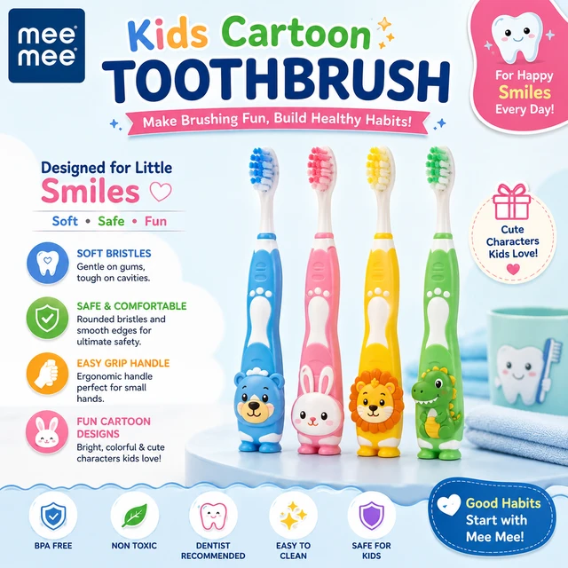 Kids Cartoon Toothbrush