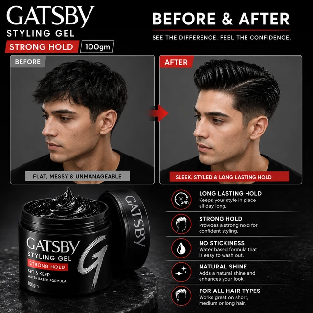 Gatsby Styling Gel - 100 g