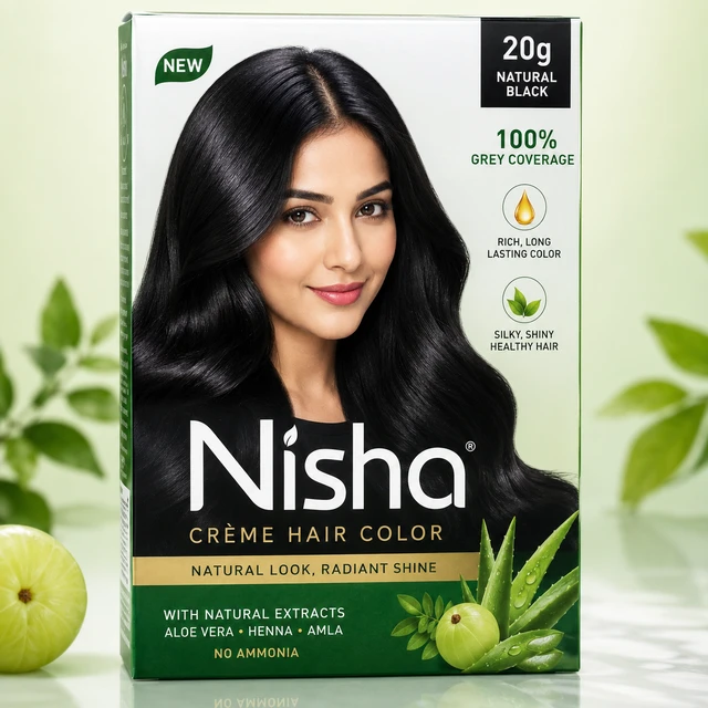 Nisha Creme Hair Color - 20 g