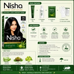 Nisha Creme Hair Color - 20 g