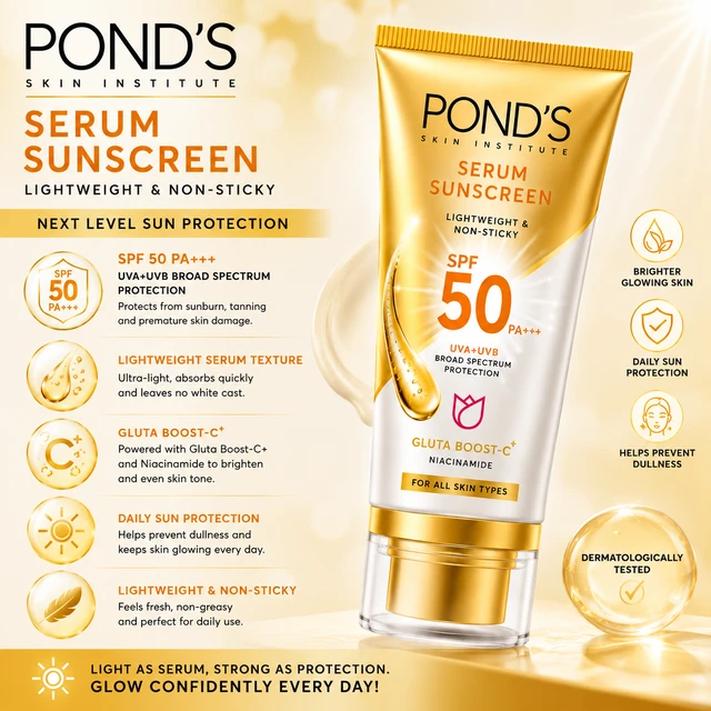 POND’S Serum Sunscreen SPF 50