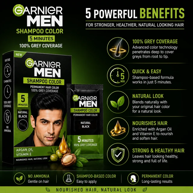 Garnier Men Shampoo Color