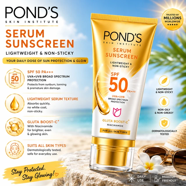 POND’S Serum Sunscreen SPF 50