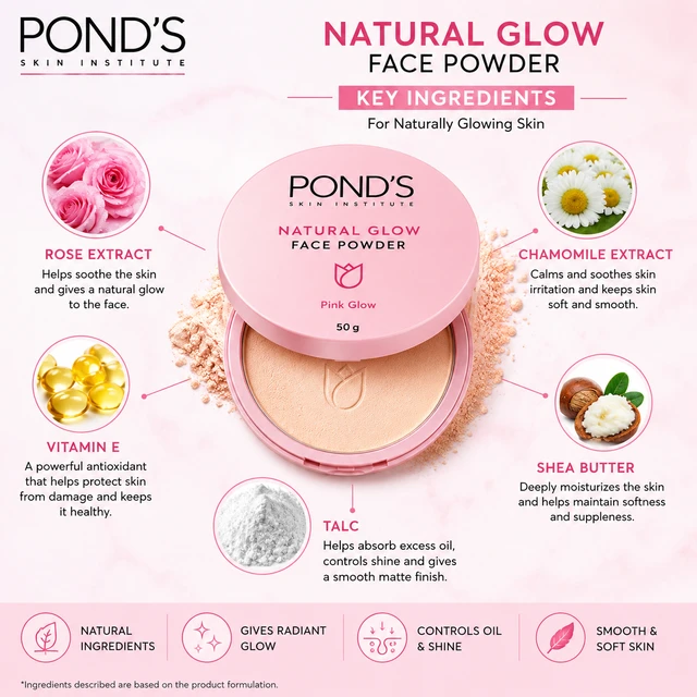 POND’S Natural Glow Face Powder - 50 G