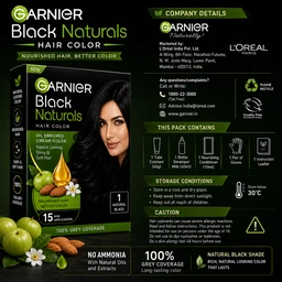 Garnier Black Naturals Hair Color - 40 g