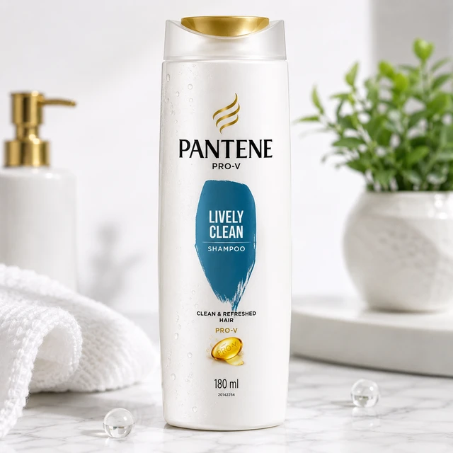 Pantene Lively Clean Shampoo - 180 ML
