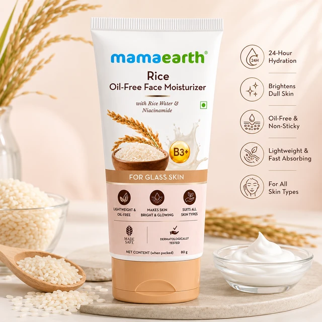 Mamaearth Rice Oil-Free Face Moisturizer