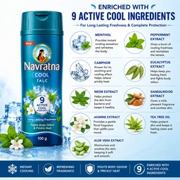 Navratna Cool Talc - 100 g