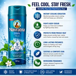 Navratna Cool Talc - 100 g
