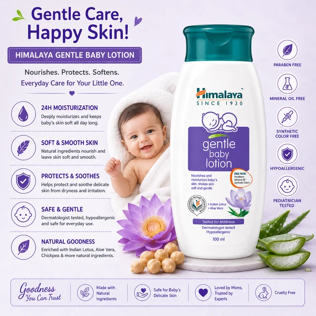 Himalaya Gentle Baby Lotion - 100 g