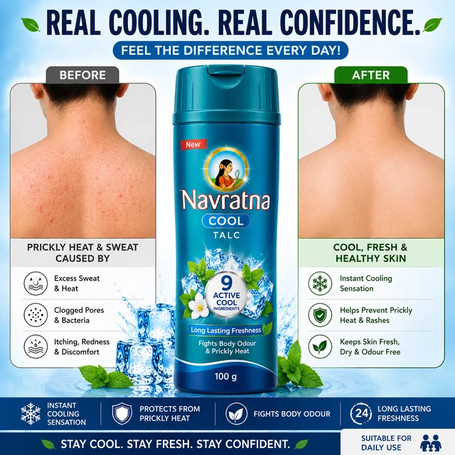 Navratna Cool Talc - 100 g