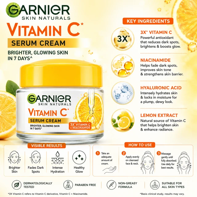 Garnier Vitamin C Serum Cream