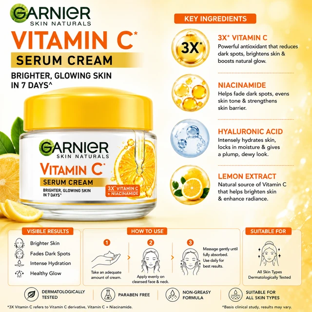 Garnier Vitamin C Serum Cream