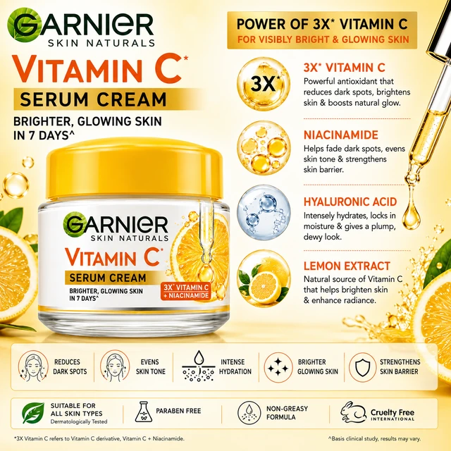 Garnier Vitamin C Serum Cream