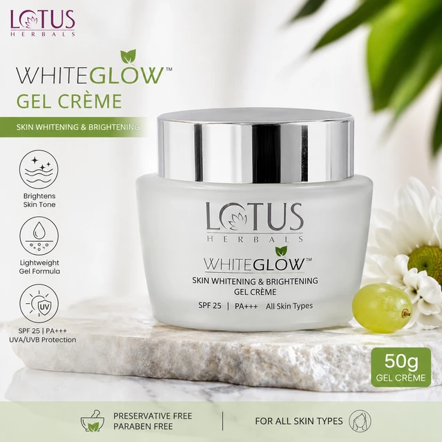 Lotus Herbals WhiteGlow Gel Creme - 50 G