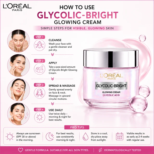 Loreal Glycolic Bright Cream
