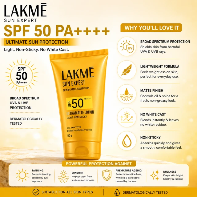 Lakme Sun Expert SPF 50 - 50 g
