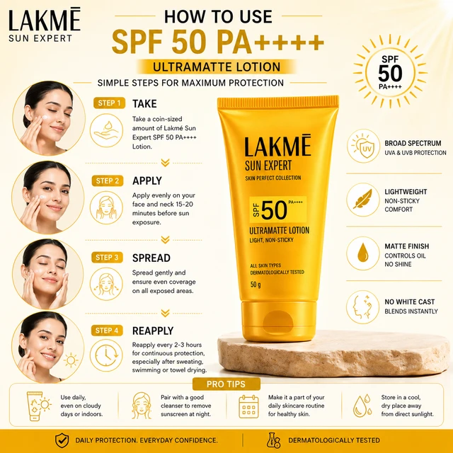 Lakme Sun Expert SPF 50 - 50 g