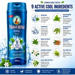Navratna Cool Talc - 300 g