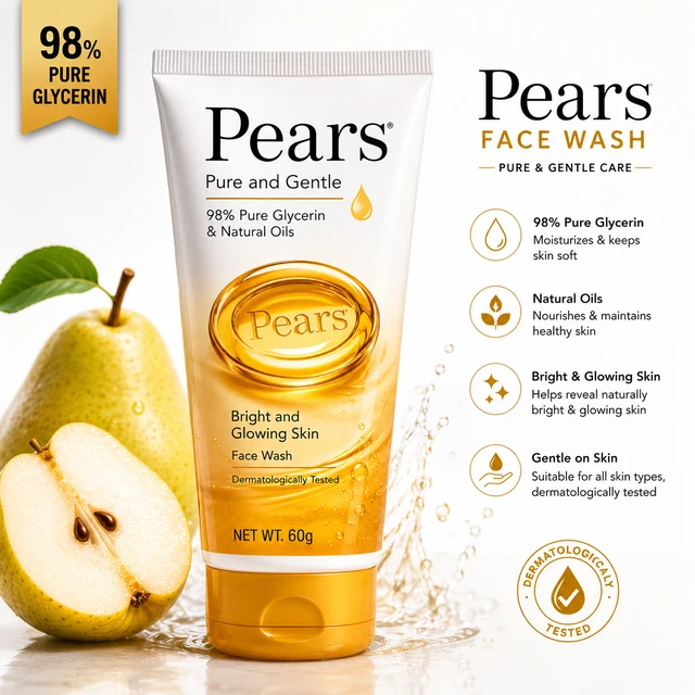 Pears Face Wash - 60 g