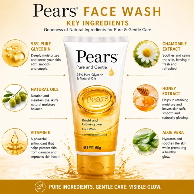 Pears Face Wash - 60 g
