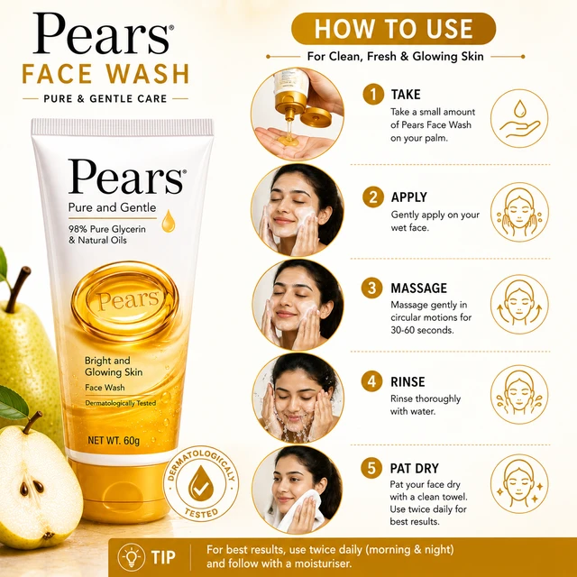 Pears Face Wash - 60 g