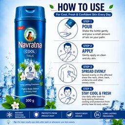 Navratna Cool Talc - 300 g