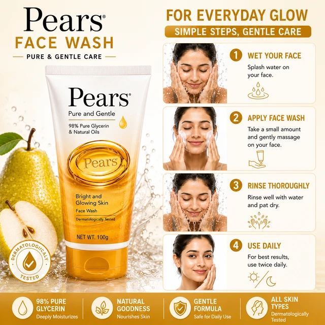 Pears Face Wash - 100 g