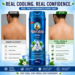Navratna Cool Talc - 300 g