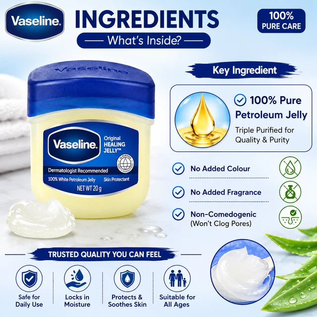 Vaseline Petroleum Jelly - 20 G