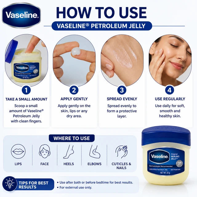 Vaseline Petroleum Jelly - 20 G