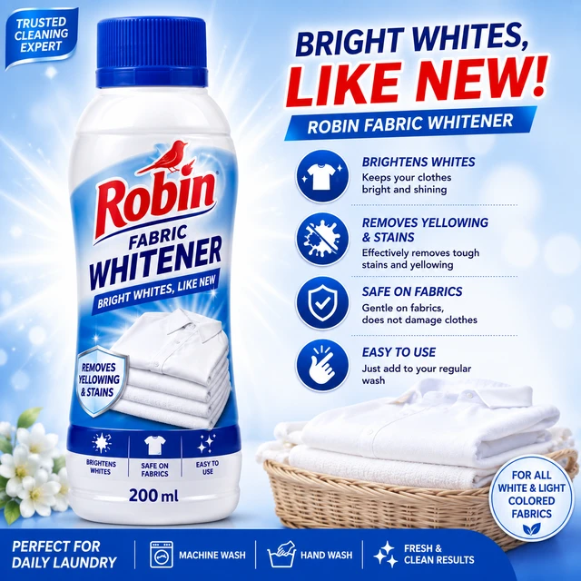 Robin Fabric Whitener - 200 mL