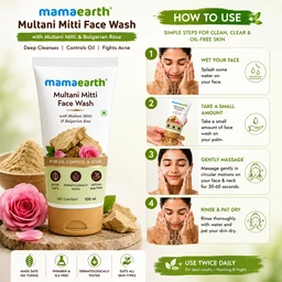 Mamaearth Multani Mitti Face Wash - 100 ML